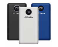 ADATA Power Bank P20000QCD 20000mAh granatowy - 645544 - zdjęcie 1